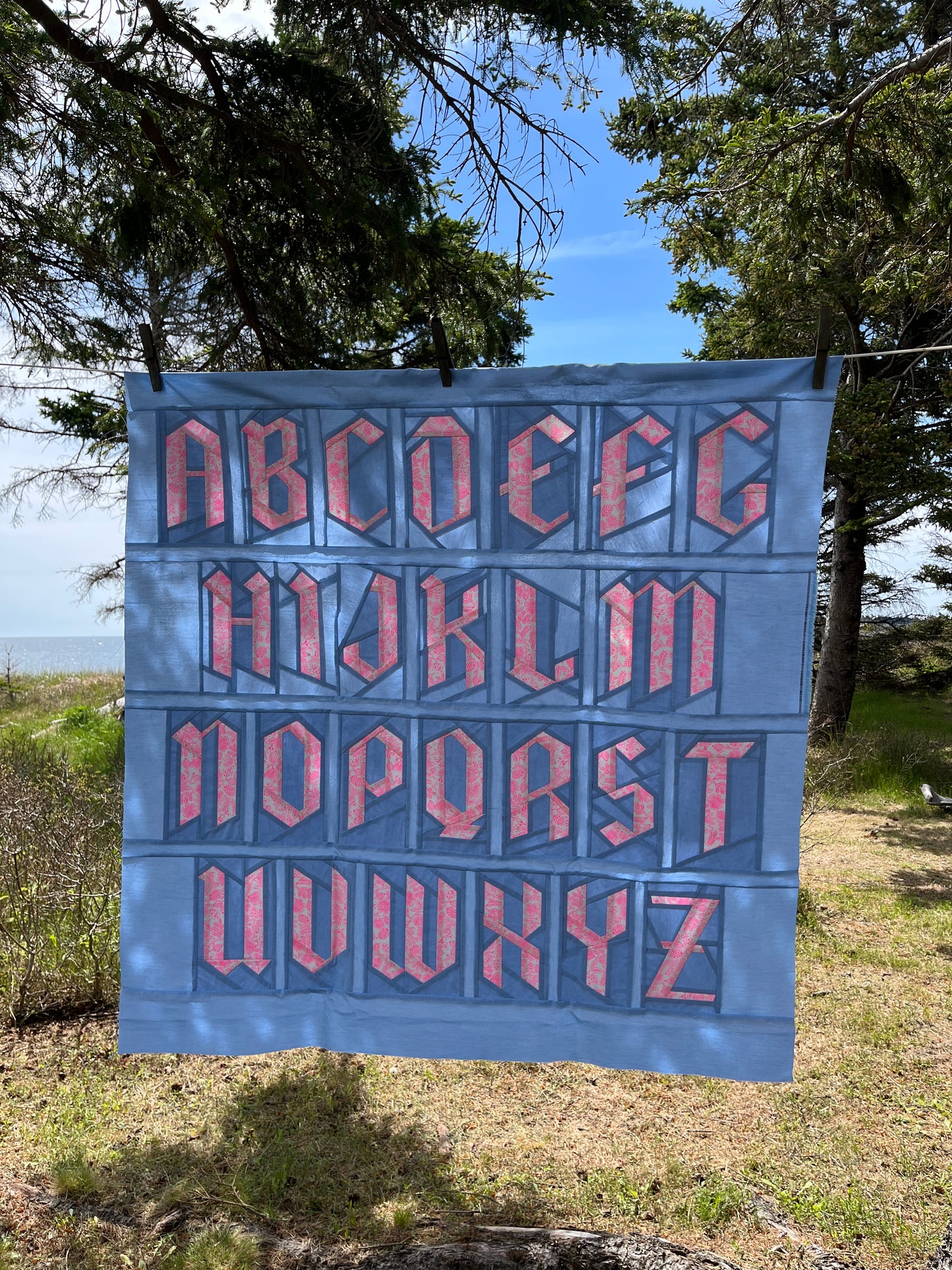 FPP Alphabet Quilt Pattern Bundle - Blackletter Alphabet, Numbers and Punctuation - PDF