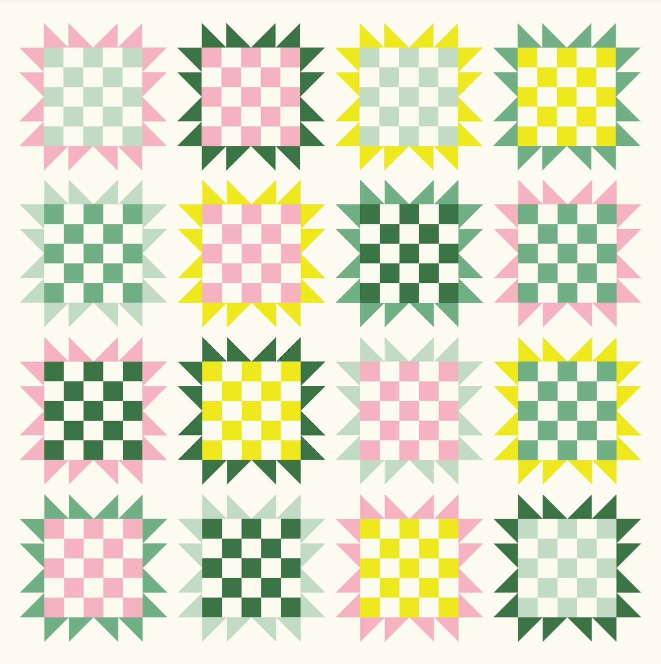 Quilt Pattern Bundle - Sunflower Patch and Sugarcubes PDF