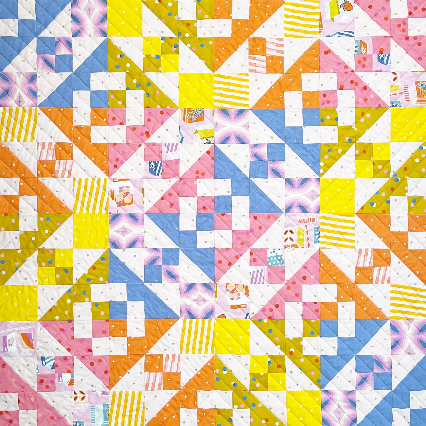 Quilt Pattern Bundle - Churn Dot and Sugarcubes PDF