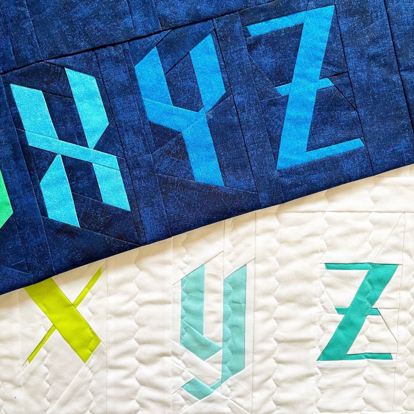 Alphabet Quilt Pattern - PDF