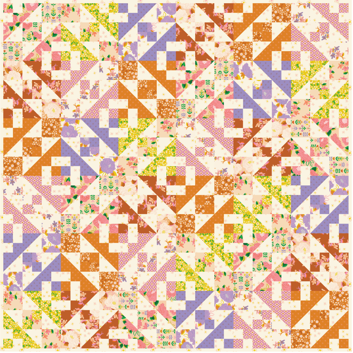 Modern Patchwork Quilt Pattern Bundle - PDF