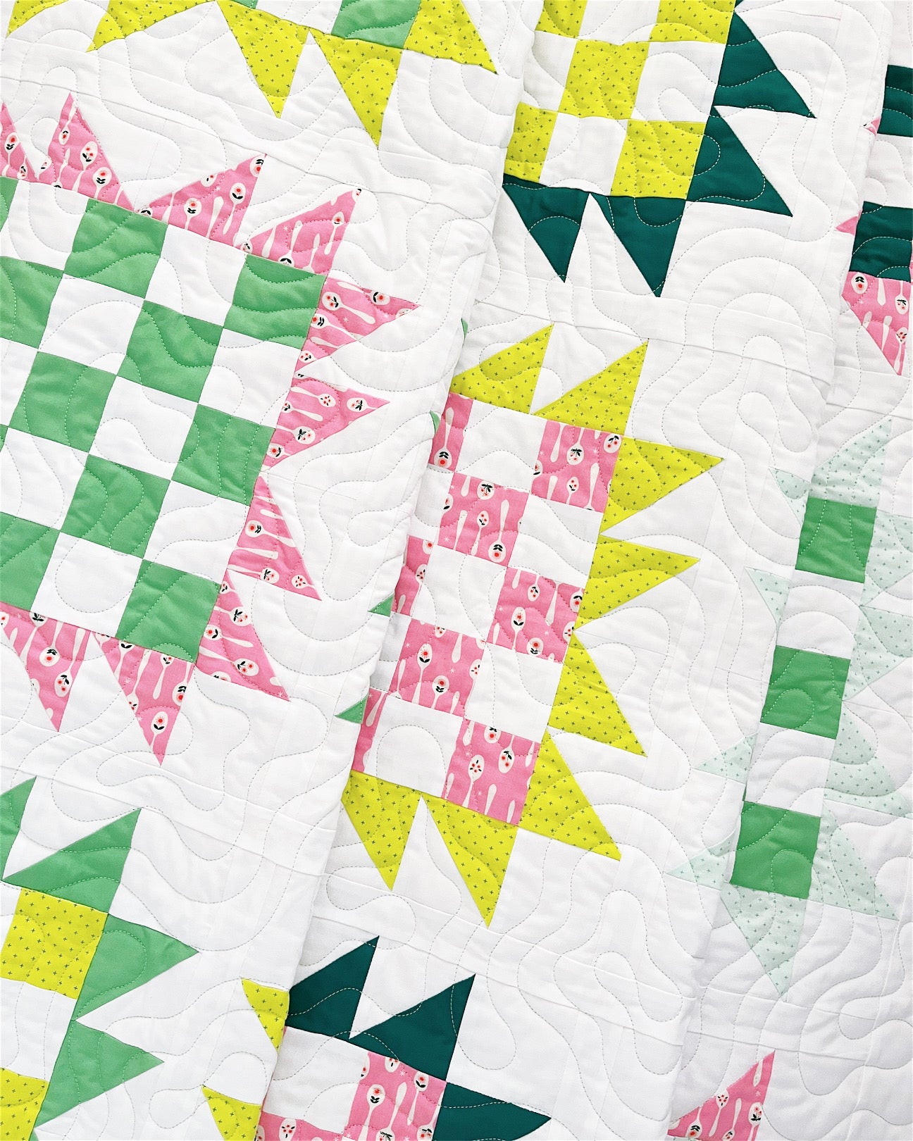 Quilt Pattern Bundle - Churn Dot and Sunflower Patch PDF