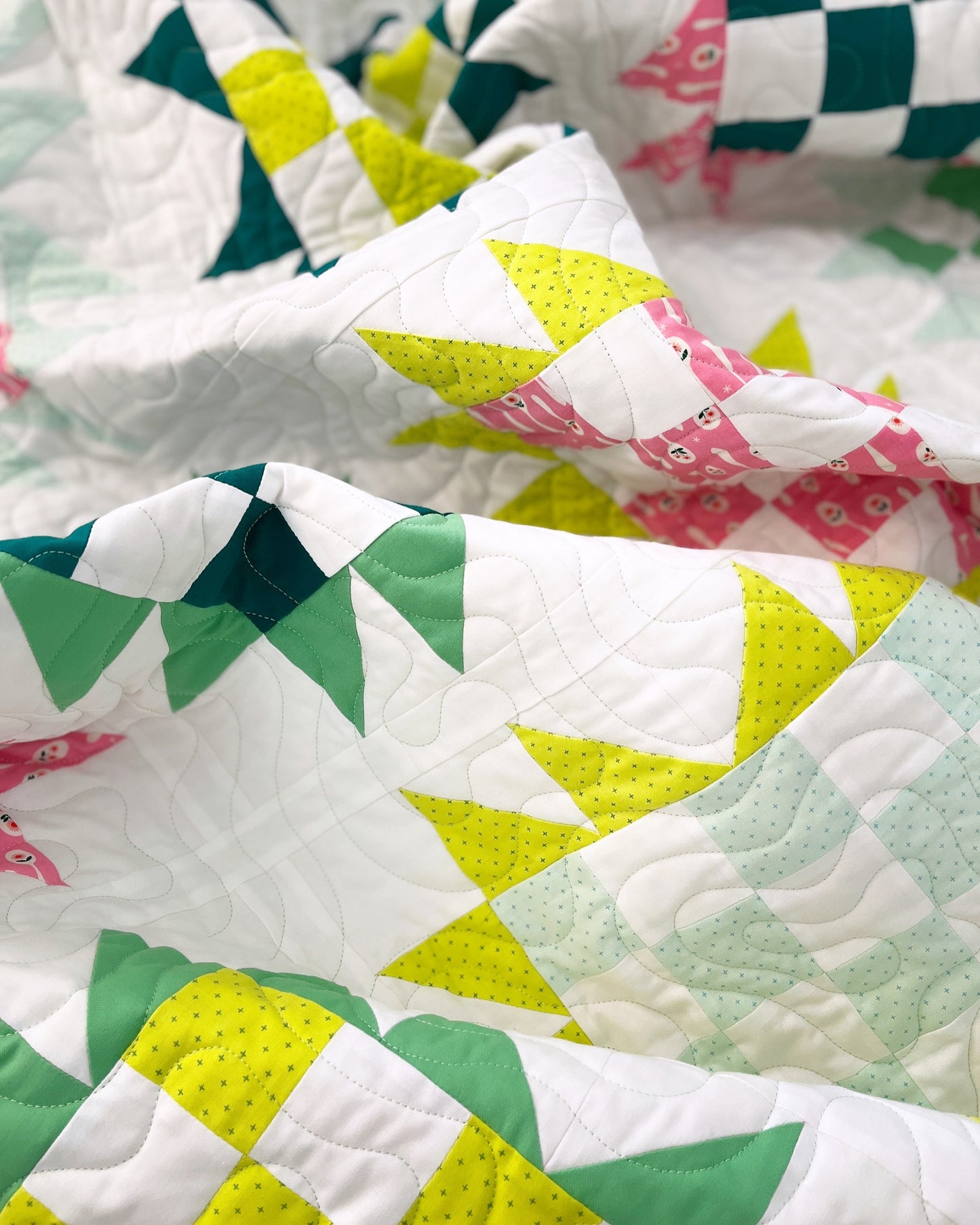 Quilt Pattern Bundle - Churn Dot and Sunflower Patch PDF