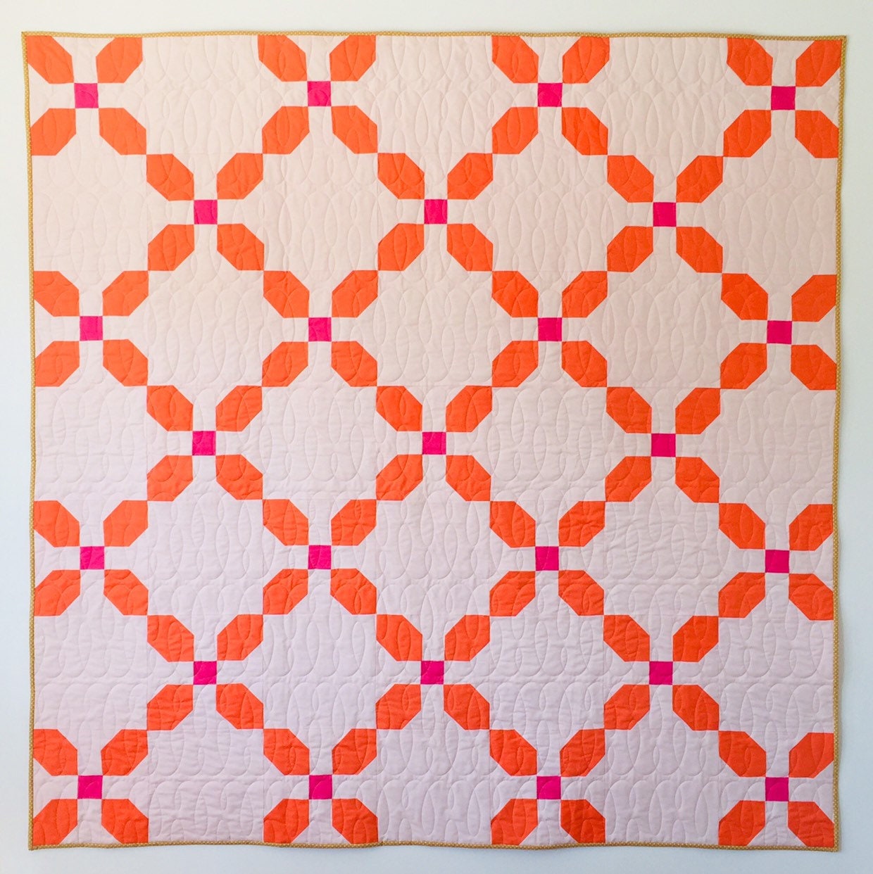 Modern Irish Chain Quilt Pattern - Golightly - PDF