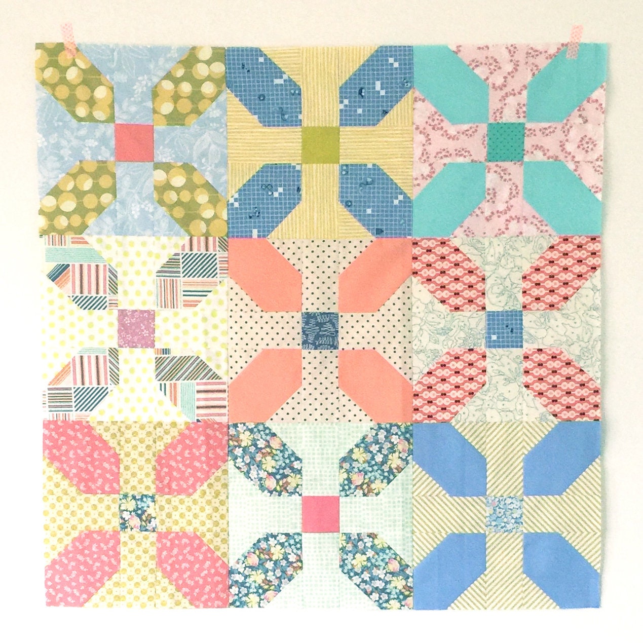 Modern Irish Chain Quilt Pattern - Golightly - PDF