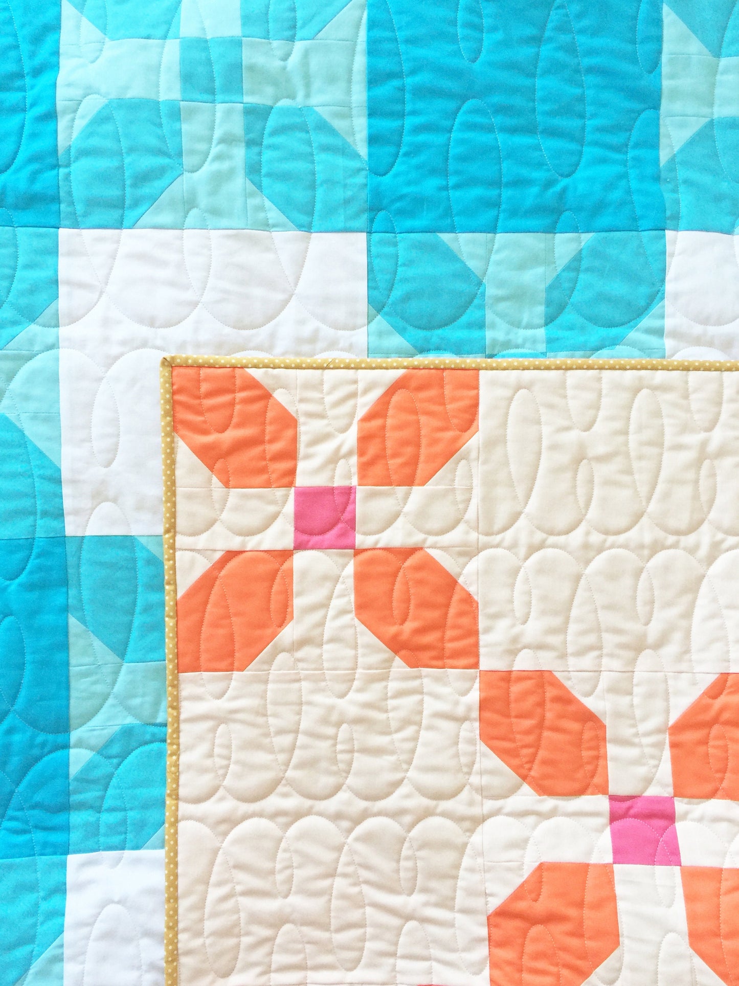 Modern Irish Chain Quilt Pattern - Golightly - PDF