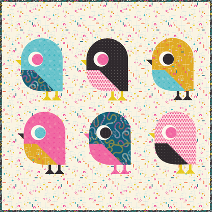 Bird Quilt Pattern - Little Bird - PDF