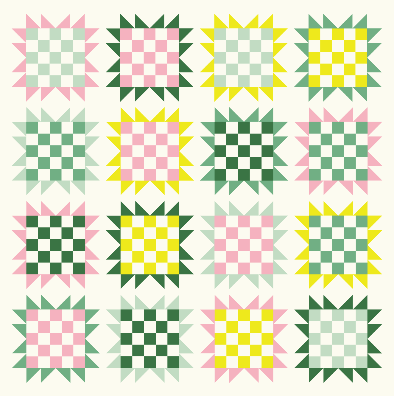 Sunflower Patch Quilt Pattern - PDF