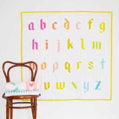 Alphabet Quilt Pattern - PDF