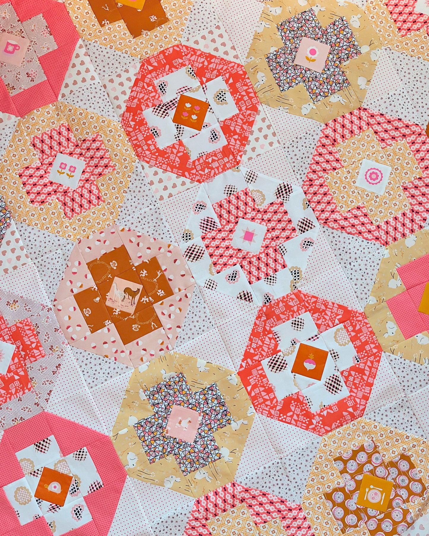 Churn Dot Quilt Pattern - PDF