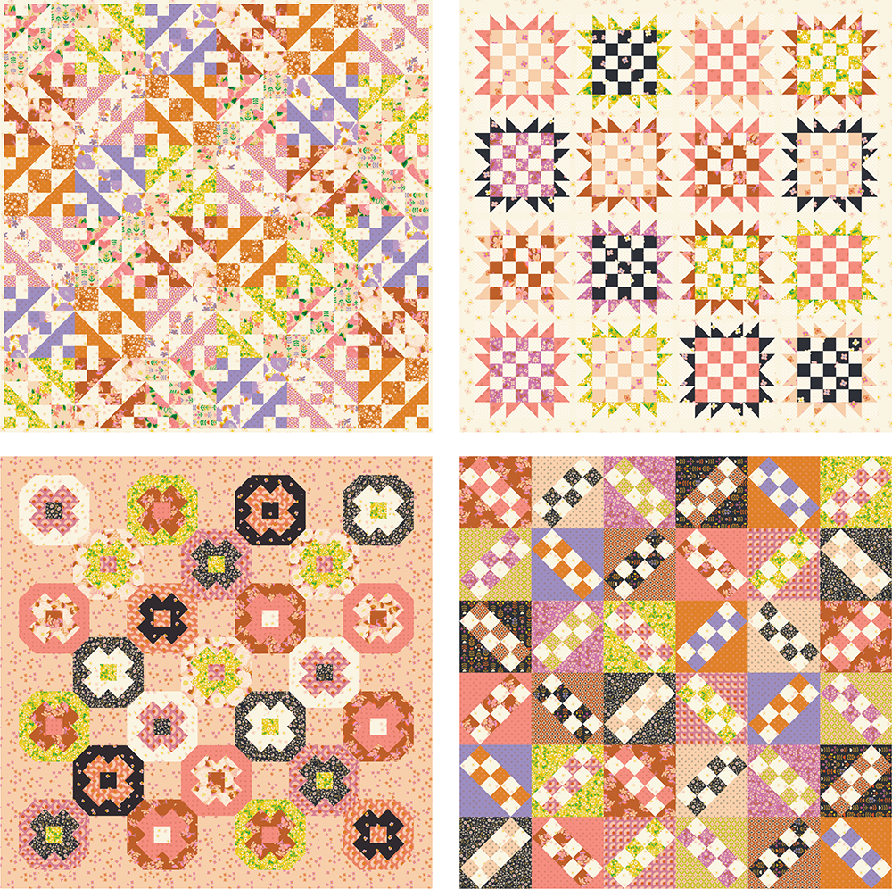 Modern Patchwork Quilt Pattern Bundle - PDF – patch and dot