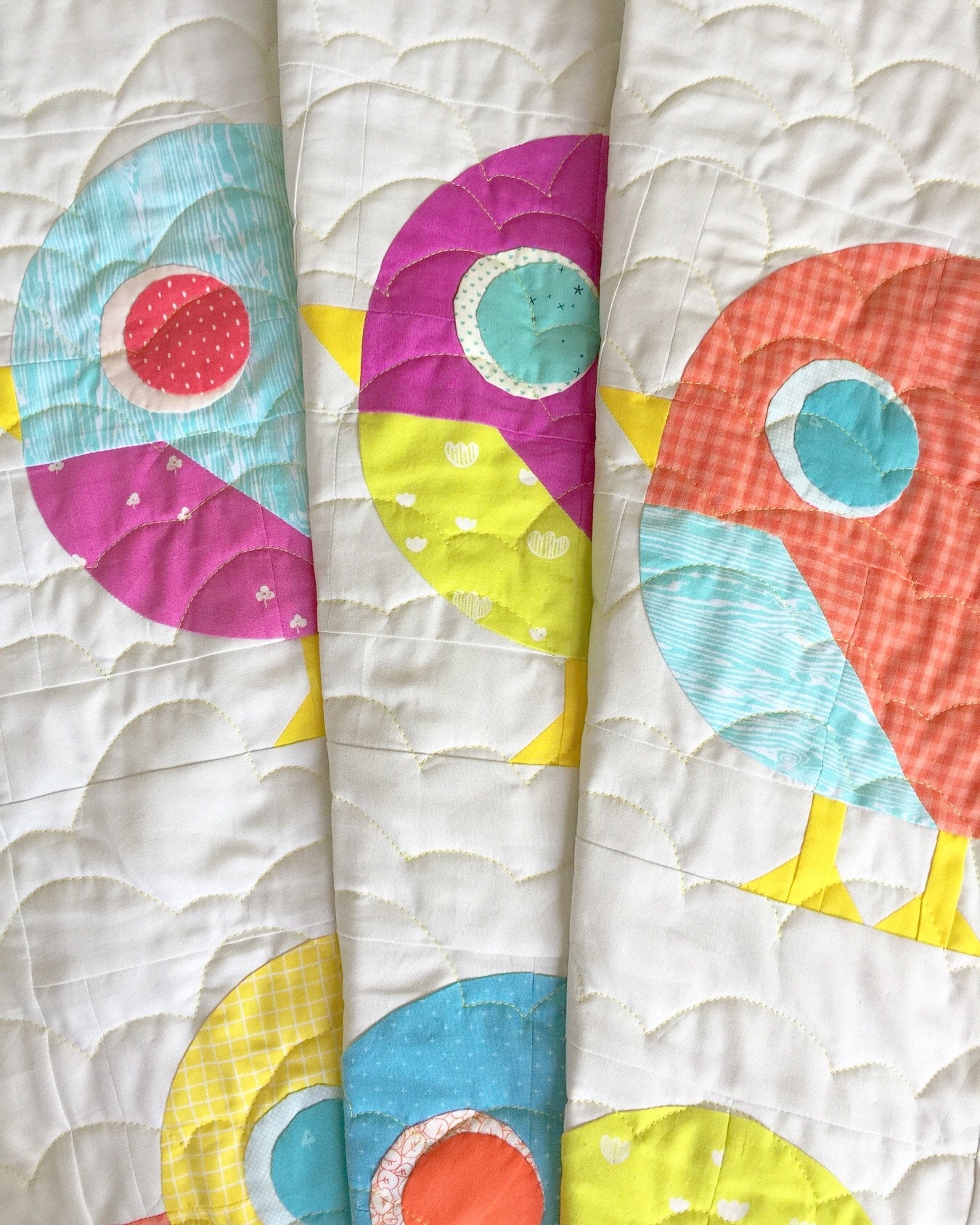 Little Bird Baby Quilt Pattern - PDF