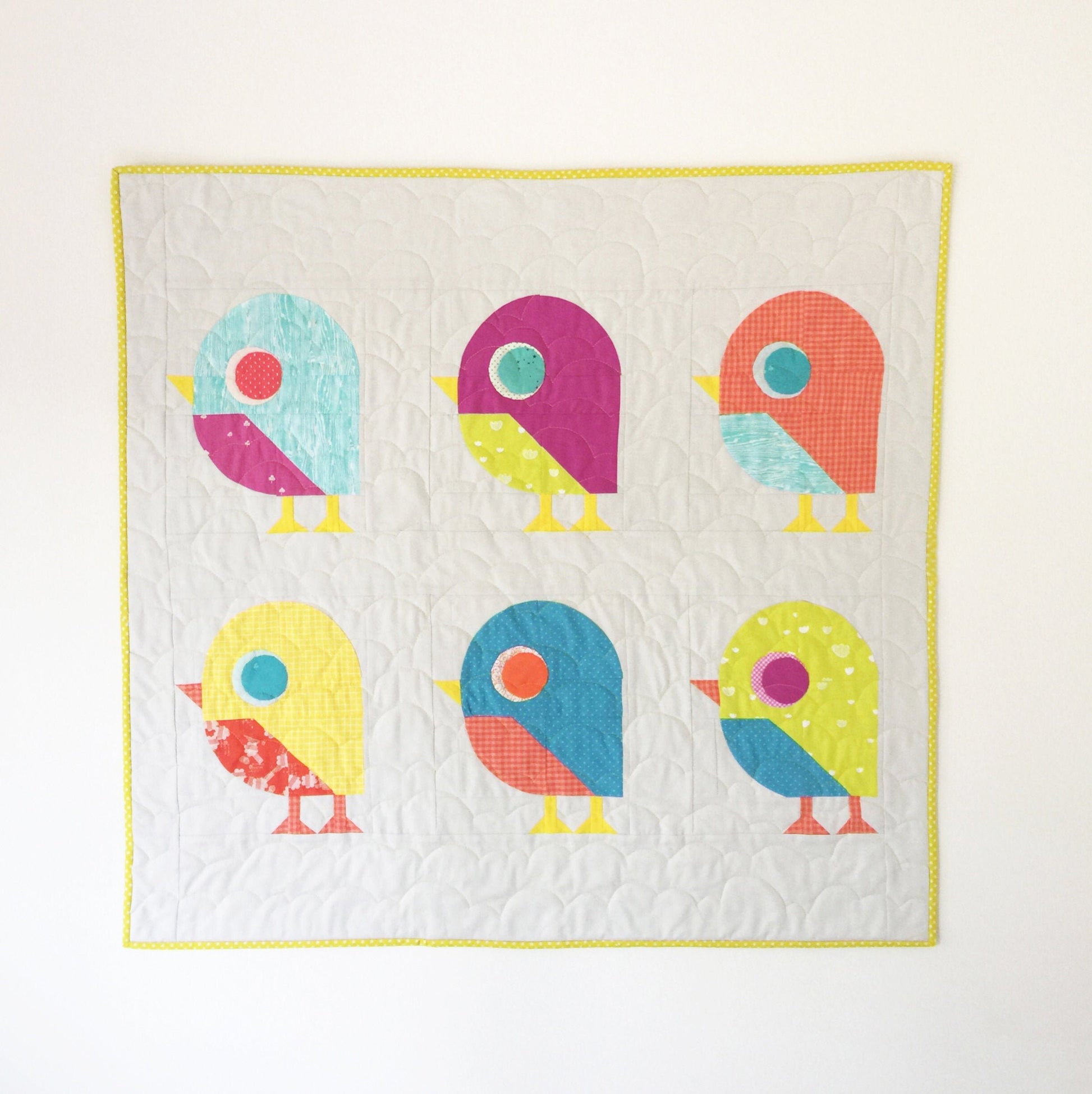 DIY embroidered baby quilt kit-Whimsy – Sewing Bird