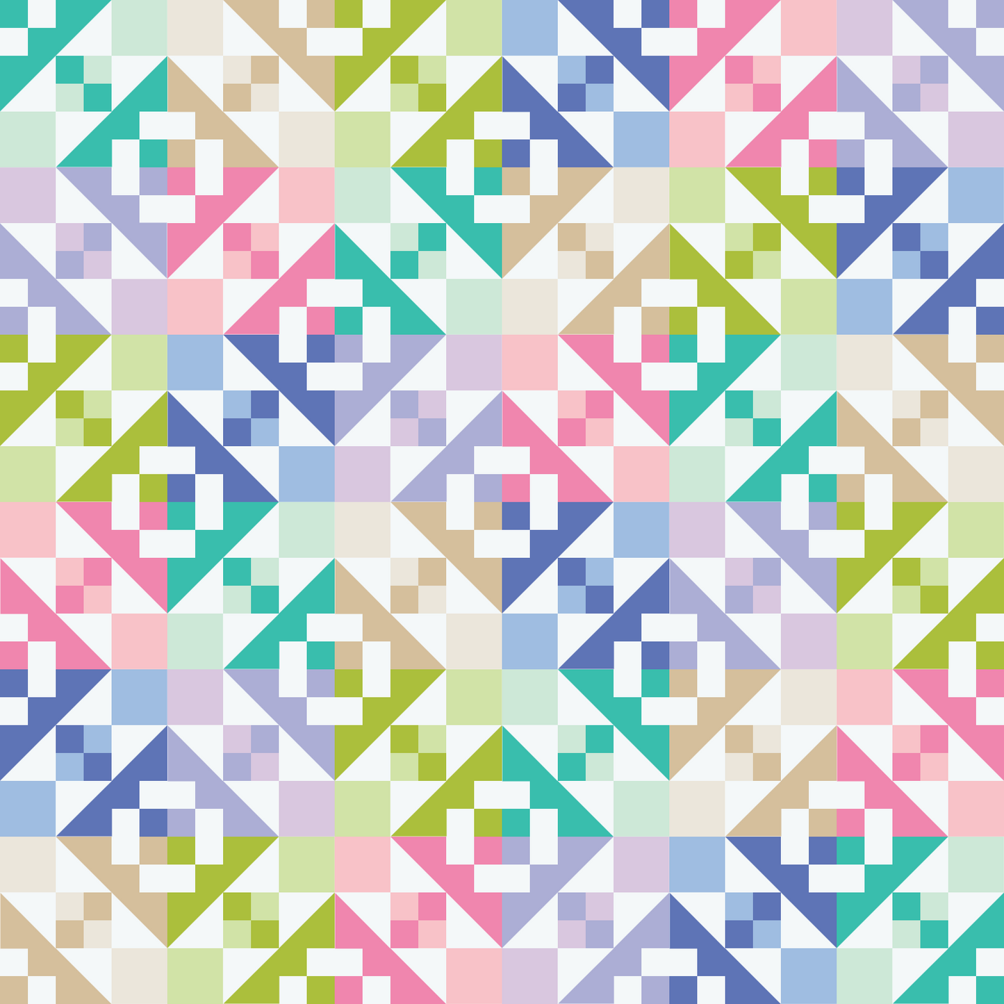 PDF Sugarcubes Quilt Pattern
