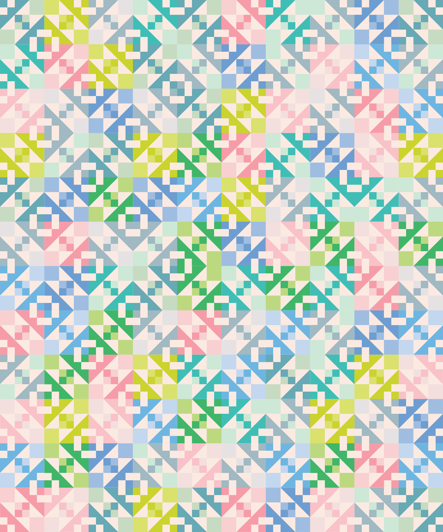 Sugarcubes Quilt Pattern - PDF
